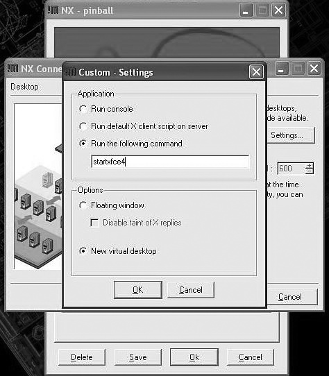 Configuring a custom desktop
