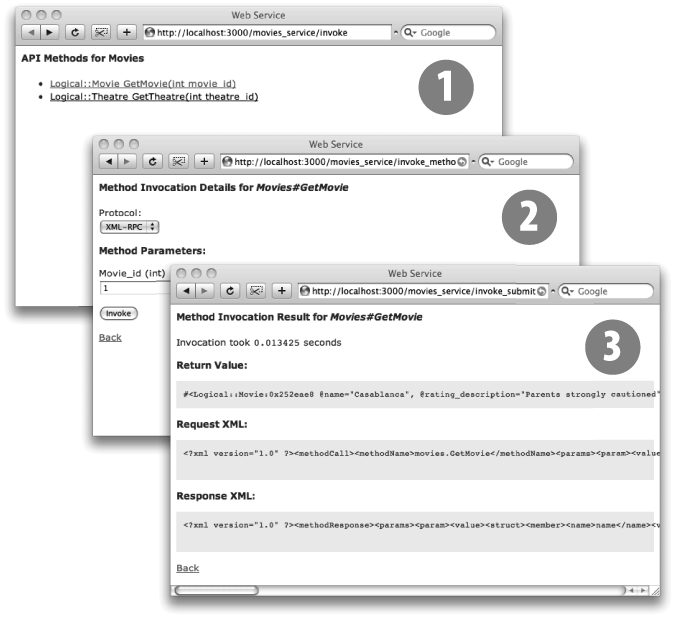 Testing an ActionWebService service with scaffolding