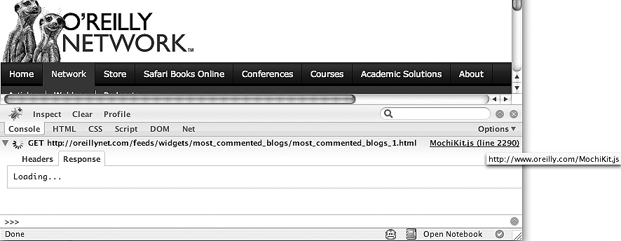Firebug delivers valuable insight into your debugging (and dismantling) activities