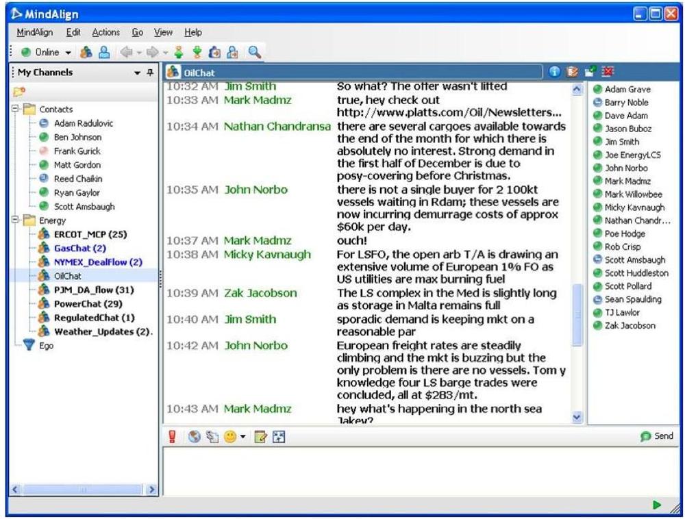 MindAlign by Parlano (now part of Microsoft’s Office Communication Server)