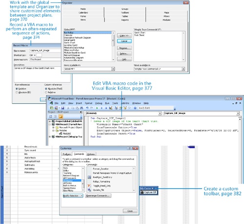 17. Customizing Project - Microsoft® Office Project 2007 Step by Step ...