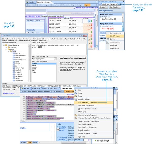 6. Working with Data Views - Microsoft® Office SharePoint® Designer ...