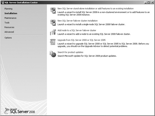 Running and Modifying SQL Server Setup - Microsoft® SQL Server® 2008 ...