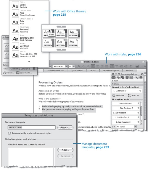 7. Work with Word Document Content - Microsoft® Office 2008 for Mac ...