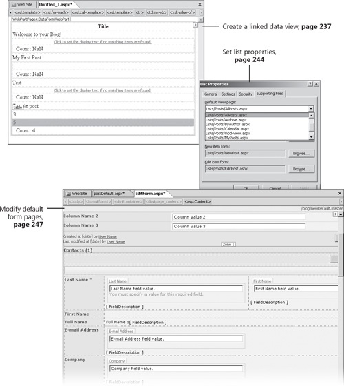 11. Customizing List Forms and Pages - Building Web Applications with ...