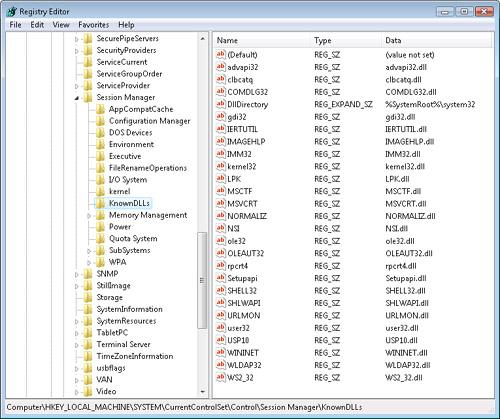 Known DLLs - Windows® via C/C++, 5th Edition [Book]