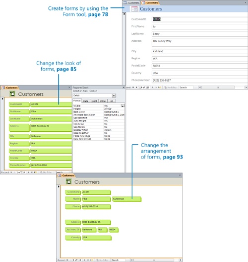 3. Create Simple Forms - Microsoft® Access® 2010: Step by Step [Book]
