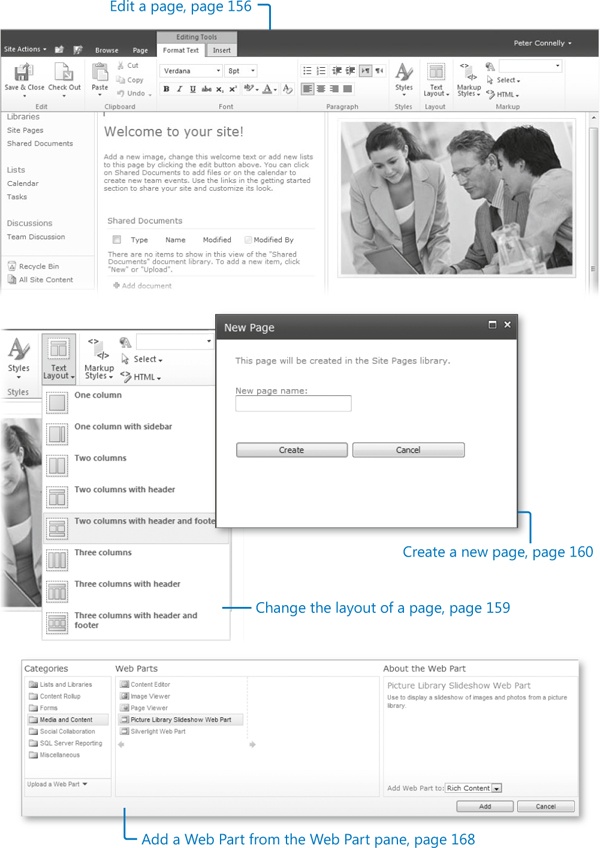Working with Web Pages