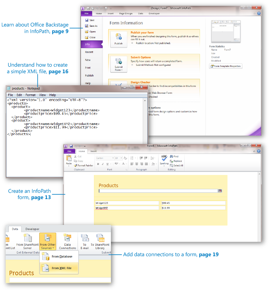 Infopath Wiki 1. Introducing Microsoft InfoPath 2010 - Using Microsoft InfoPath 2010 ...