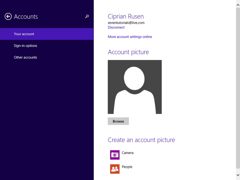 12. Allowing others to use the computer - Windows 8.1 [Book]