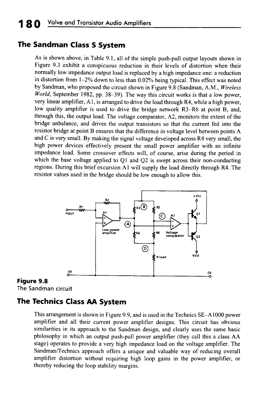 The Sandman Class S System - Valve and Transistor Audio Amplifiers [Book]