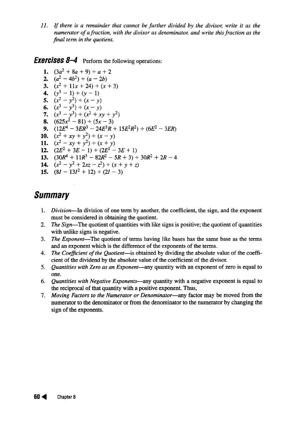 Summary - Basic Electronics Math [Book]