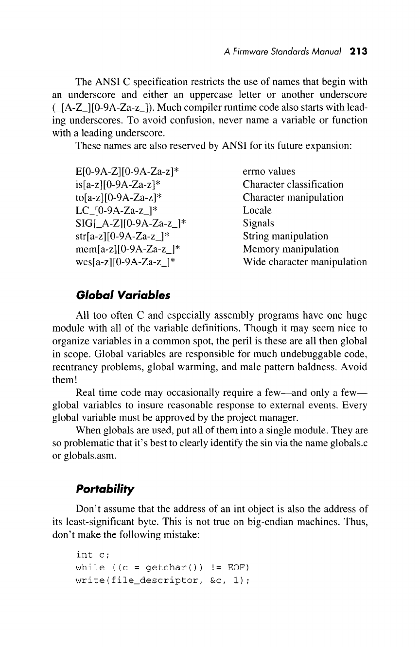 Appendix A. A Firmware Standards Manual (3/4) - The Art of Designing ...