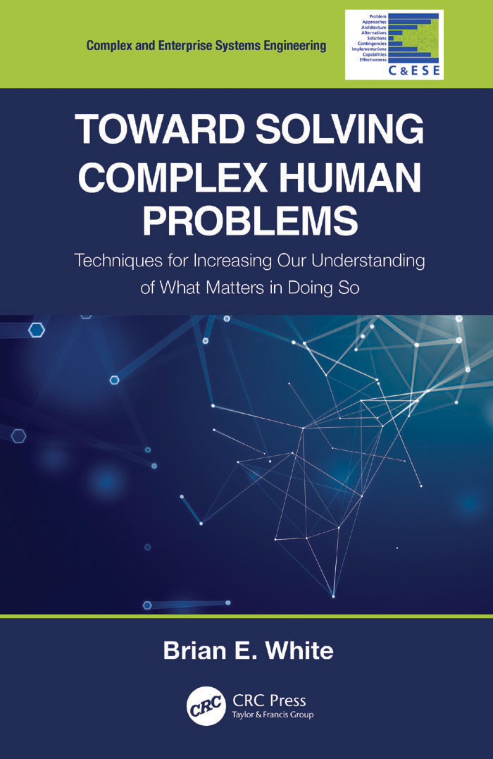 Cover - Toward Solving Complex Human Problems [Book]