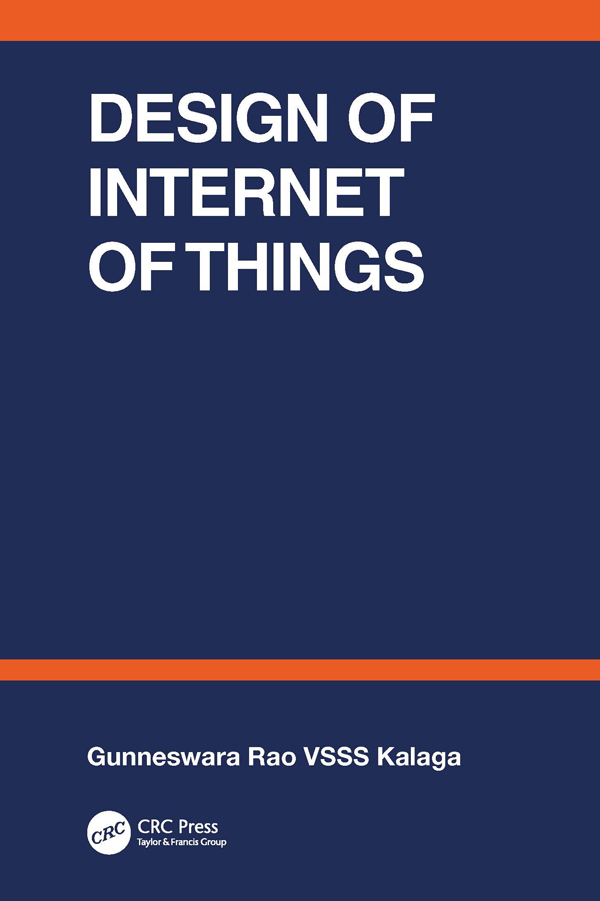 Cover - Design of Internet of Things [Book]