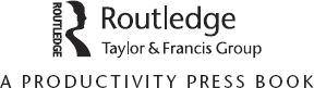 Logo: Published by CRC Press, Taylor and Francis Group, Boca Raton, London, New York; CRC Press is an imprint of Taylor and Francis Group, an informa business.