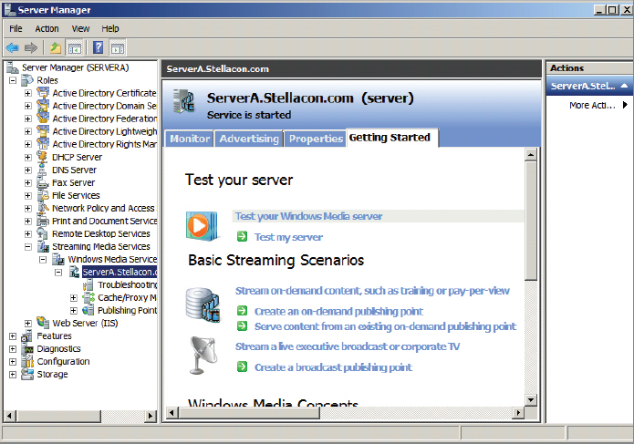 Windows Mud Server Configuring a Media Server - MCTS Windows Server® 2008 R2 Complete ...