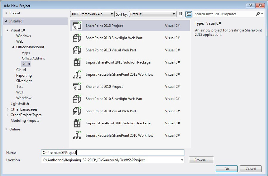 Developing SharePoint Applications Using Visual Studio 2012 - Beginning ...