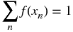numbered Display Equation
