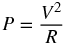 numbered Display Equation