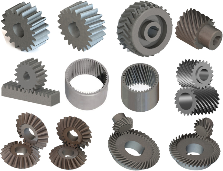 Photos of 12 gear drives.