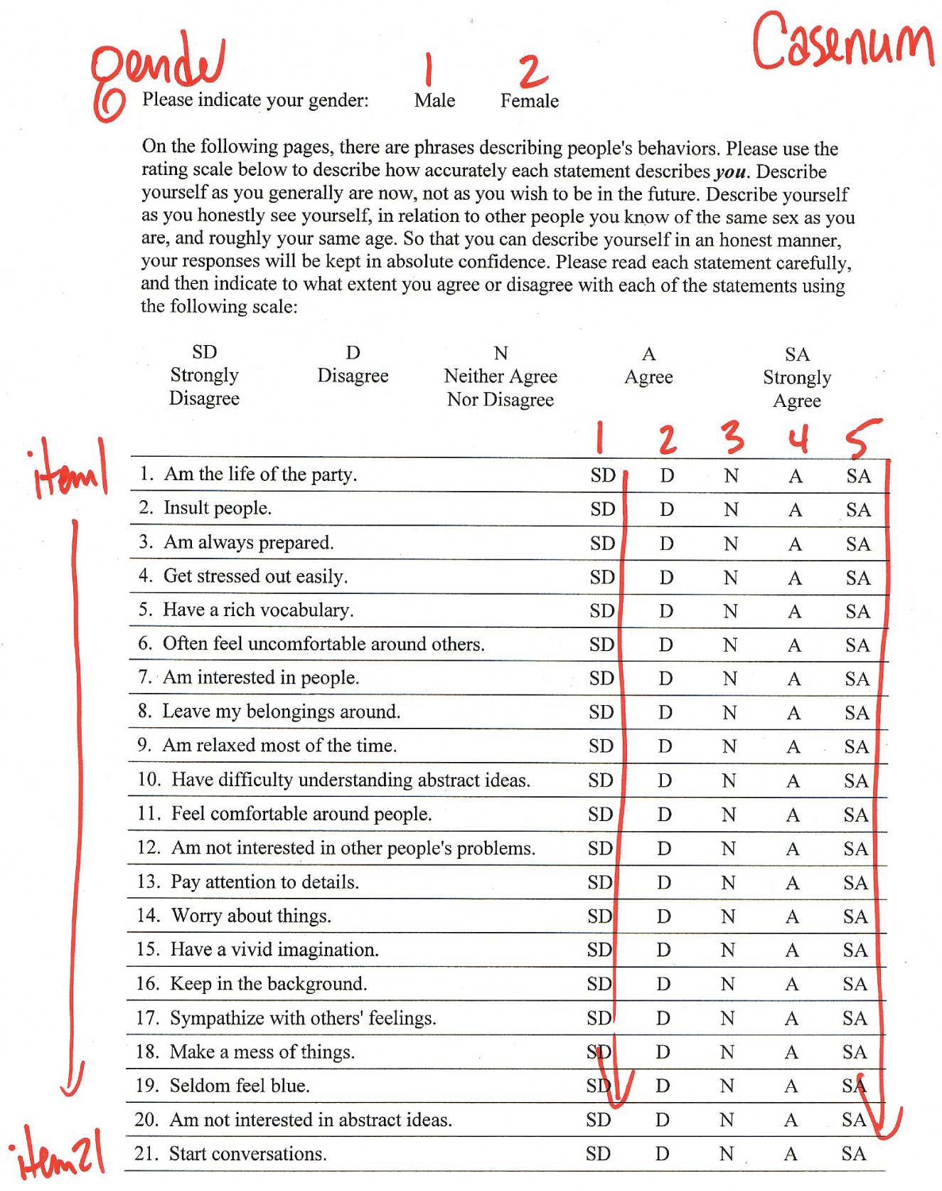 Appendix B: Appendix BExample Code Sheet for Questionnaire - IBM SPSS ...