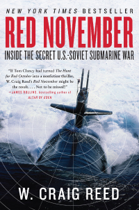 Illustration of the book cover Red November by W. Craig Reed.