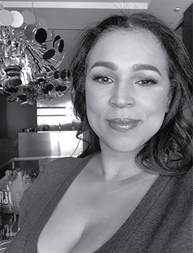 Closeup image of the director of public cloud security living in Houston, Texas "Michelle Klinger."