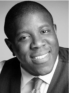 Closeup image of the Engineering Manager, Corporate Security for Netflix “Charles Nwatu.”