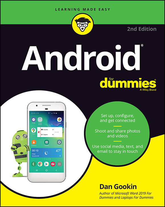 Cover: Android For Dummies, 2nd Edition by Dan Gookin
