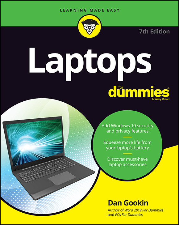 Cover: Laptops For Dummies, 7th Edition by Dan Gookin