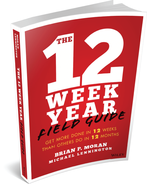 An illustration of the book, 'The 12 Week Year'.