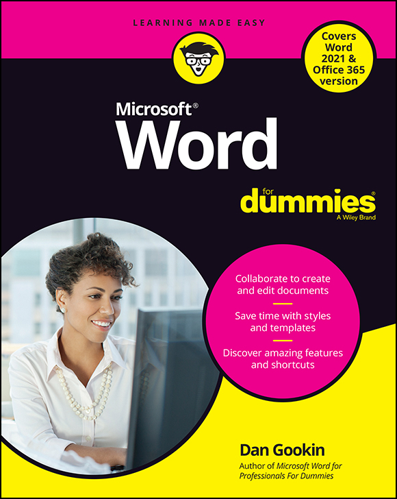 Cover: Word For Dummies by Dan Gookin
