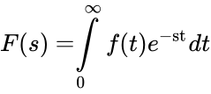cap f of s equals integral over zero under normal infinity f of t times e super negative normal s times normal t d t