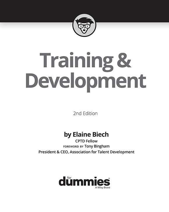 Title Page - Training & Development For Dummies, 2nd Edition [Book]
