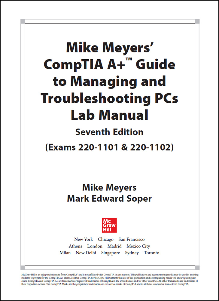 Title Page - Mike Meyers' CompTIA A+ Guide to Managing and ...