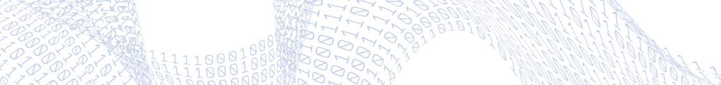 A chapter opener image of chapter 6, Image Processing, with a sequence of digits 0 and 1 resembling a wave.