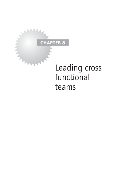 Leading cross functional teams