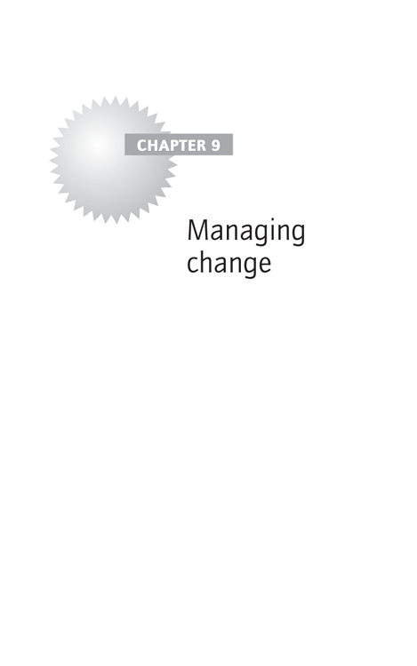 Managing change