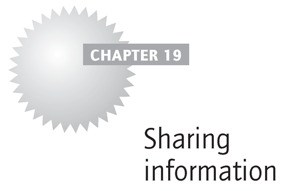 19 Sharing information - Effective Business Networking [Book]
