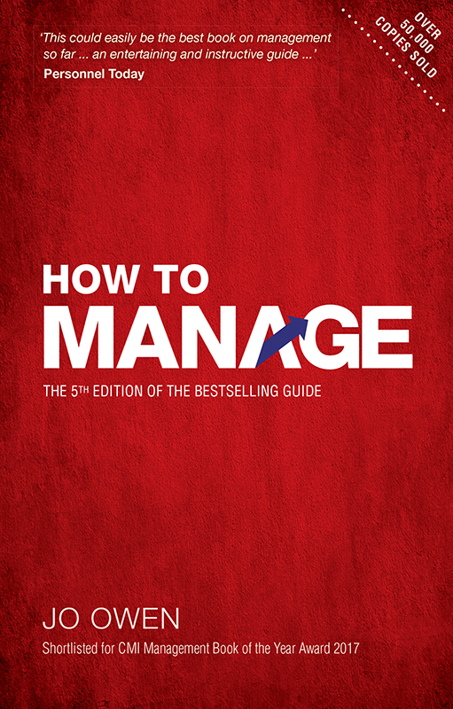 Cover - How to Manage, 5th Edition [Book]