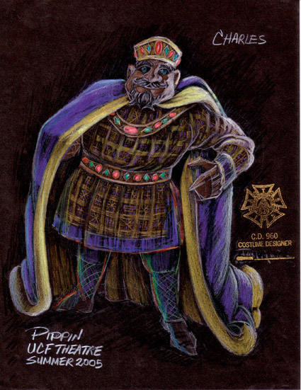Figure 4-1 Costume design for Pippin.