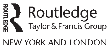 Logo: Published by Routledge, Taylor & Francis Group, London and New York