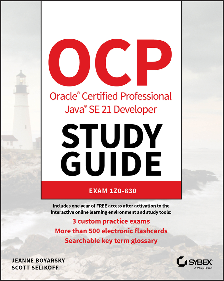 Cover: OCP Oracle® Certified Professional Java® SE 21 Developer Study Guide by Jeanne Boyarsky, Scott Selikoff