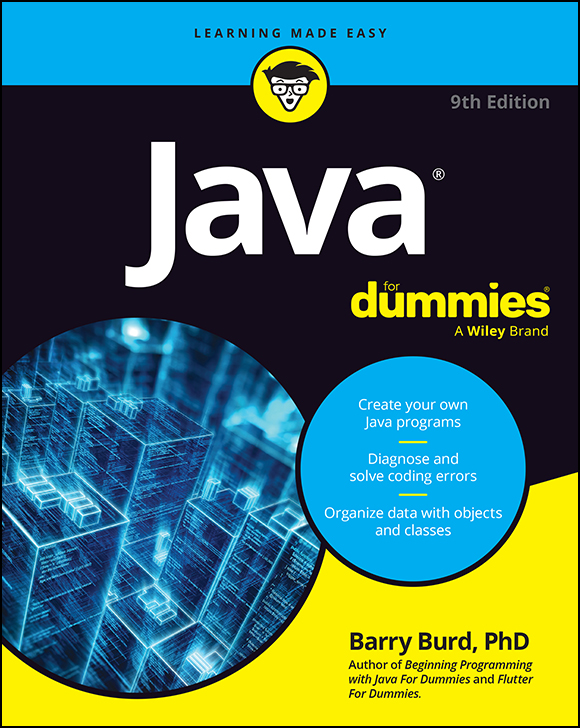 Cover: Java For Dummies, 9th Edition by Barry Burd