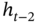 h Subscript t minus 2