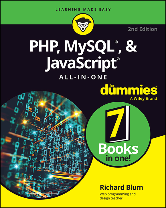 Cover: PHP, MySQL®, & JavaScript® All-in-One For Dummies, 2nd Edition by Richard Blum