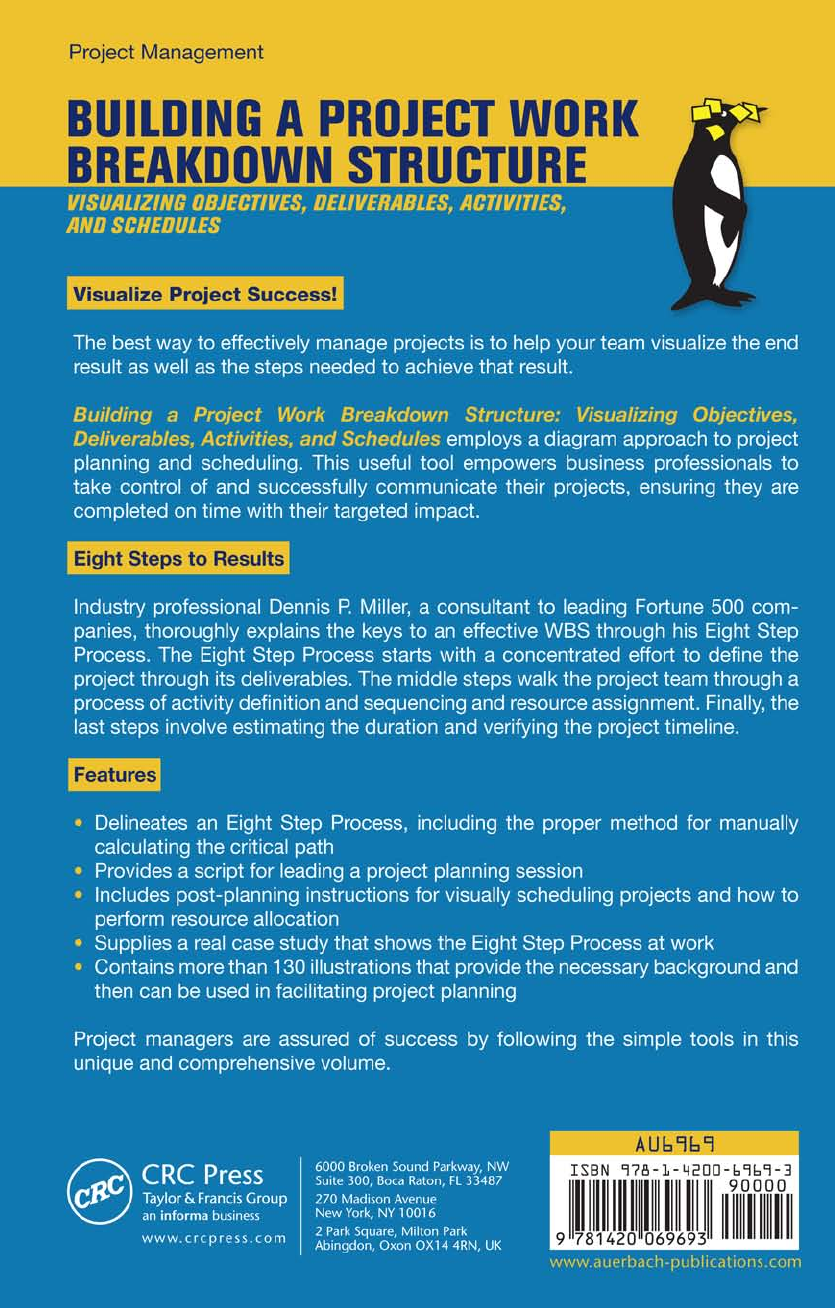 Back cover - Building a Project Work Breakdown Structure [Book]