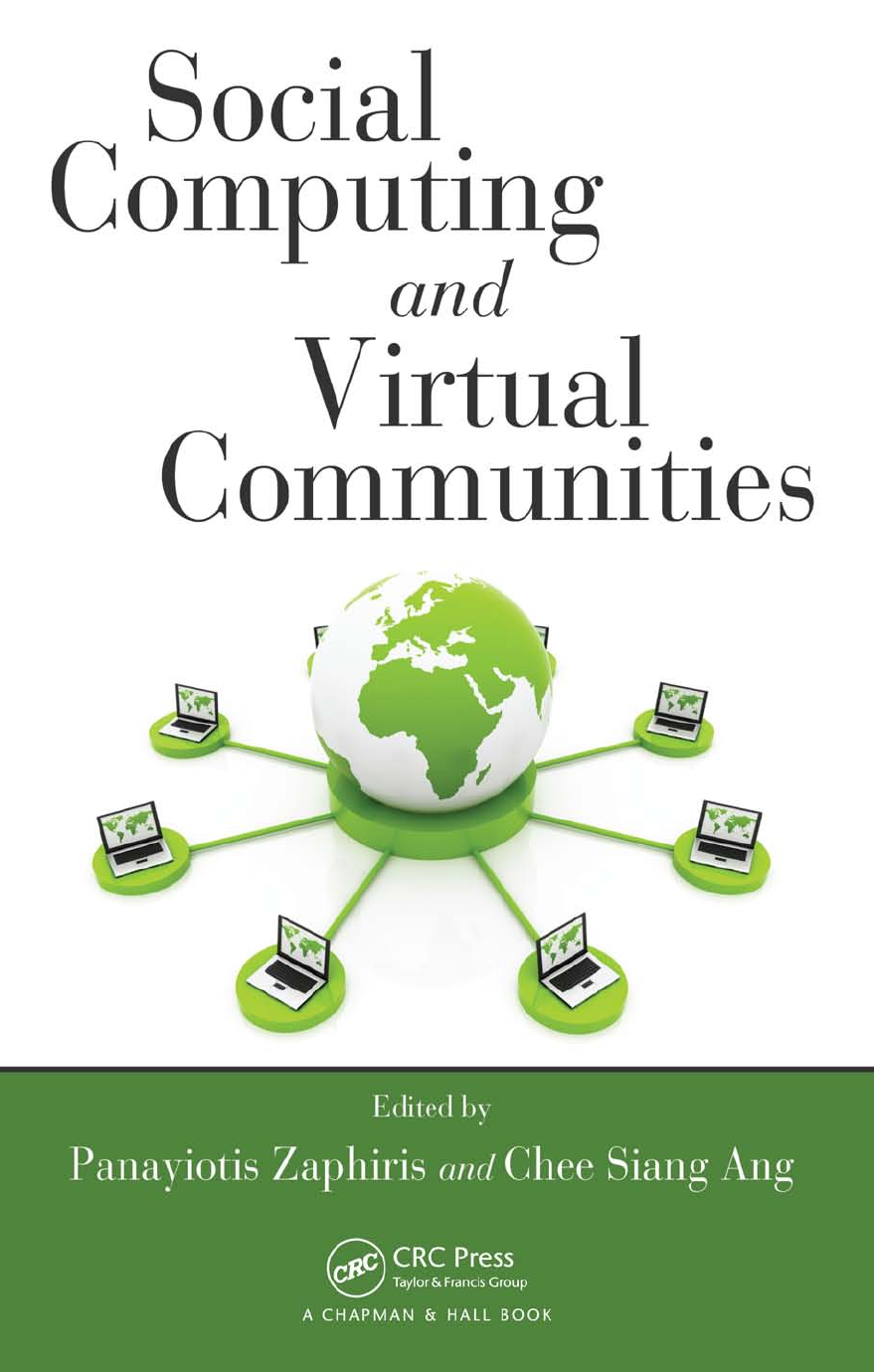 Front cover - Social Computing and Virtual Communities [Book]