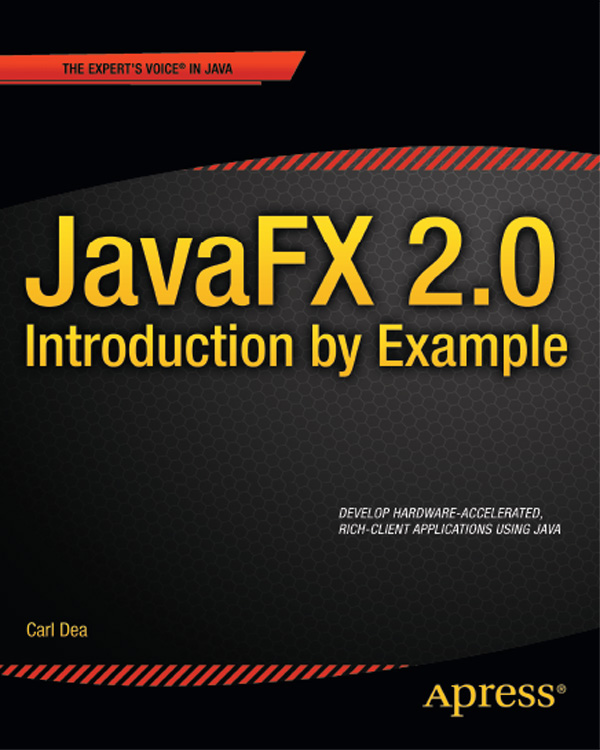 JavaFX 2.0: Introduction by Example [Book]